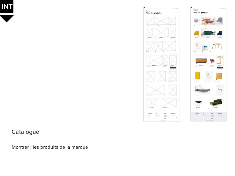 Maquette du site Interior (HTML)
